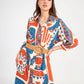 Vestido Simone Estampado azul