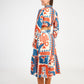 Vestido Simone Estampado azul