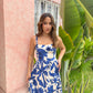 Vestido Sol print azul