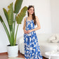 Vestido Sol print azul