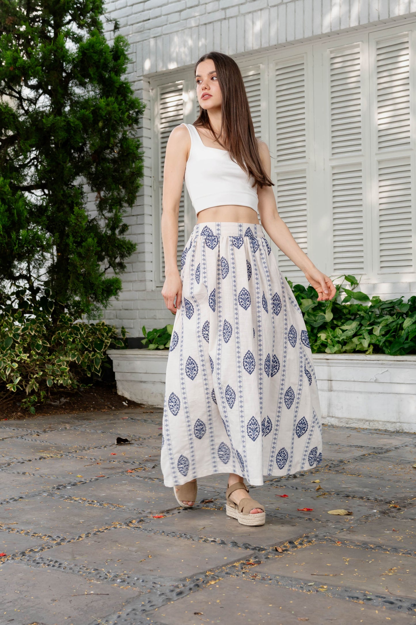 Falda Antonella Azul