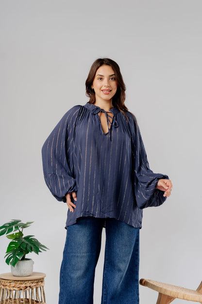 Blusa Boho Nati color Verde - Almát.pe