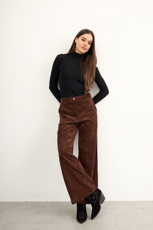 Pantalón Corduroy color Marrón - Almát.pe
